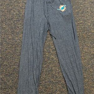 NFL Gray Miami Dolphins Sweatpants Men’s Size Medium
